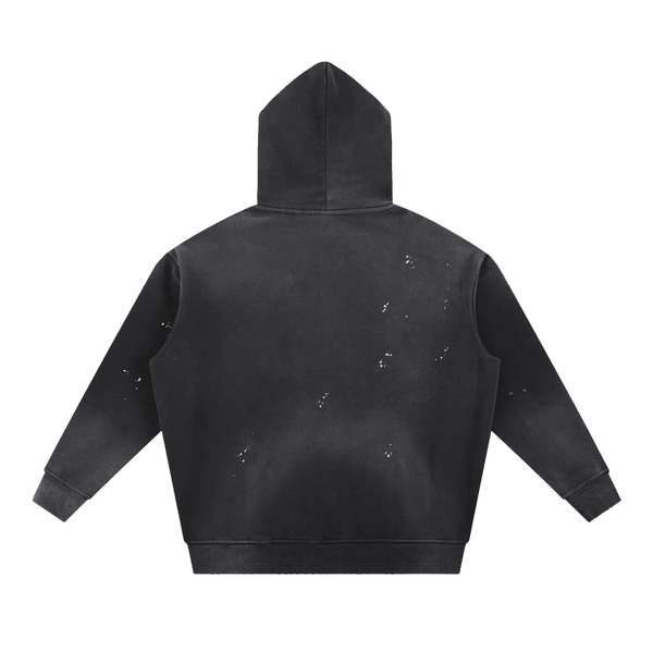 Washed Heavyweight Hoodie — Front Print