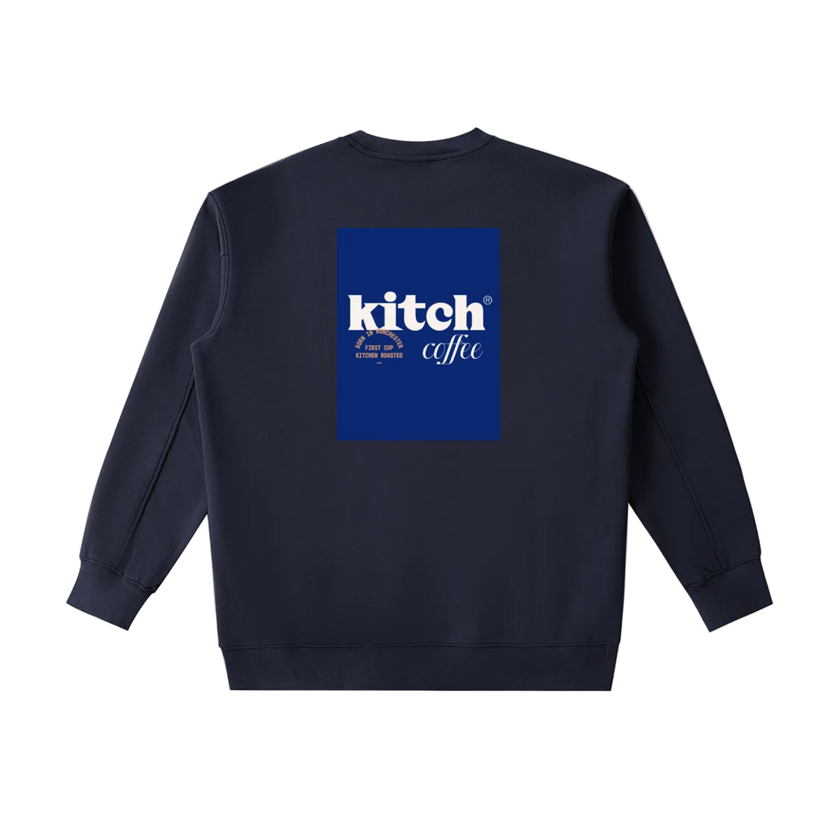 Essential Heavyweight Crewneck Sweatshirt — Front & Back Print - back